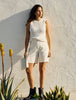 Linen Shorts Off White