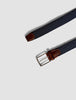 Braided Elastic Belt Dark Navy