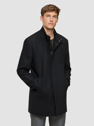Casentino Wool Coat Black