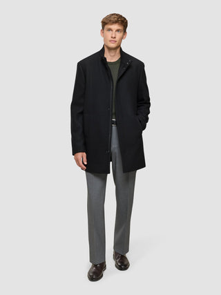 Casentino Wool Coat Black