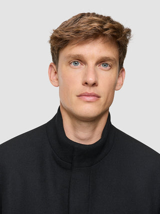 Casentino Wool Coat Black