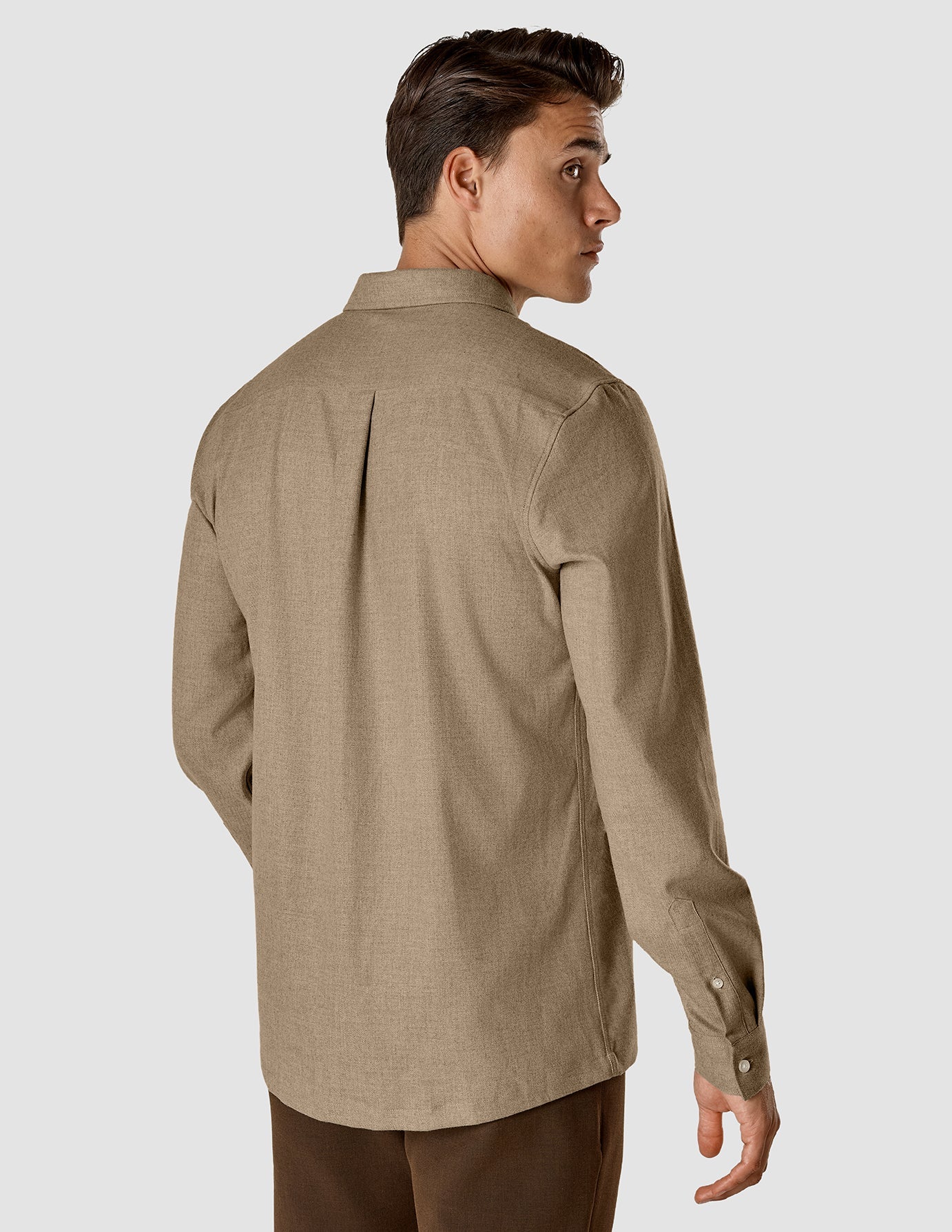 Casual Hemd Khaki