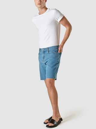 Classic Denim Shorts Light Blue