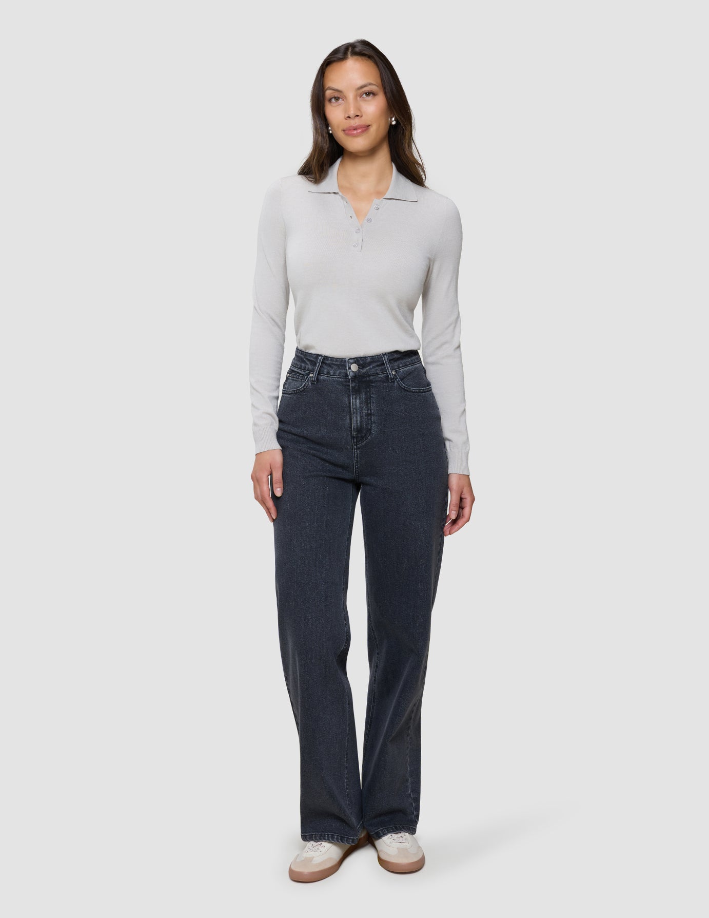 Women's Classic Jeans Relaxed Fit Washed Black