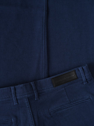 Classic Pants Slim Marine Blue