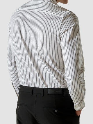 Classic Shirt Black Stripes Regular