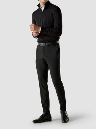 Classic Shirt Black Stripes Slim