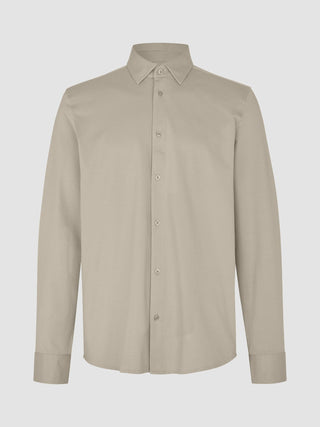 Classic Hemd Stone Beige Regular
