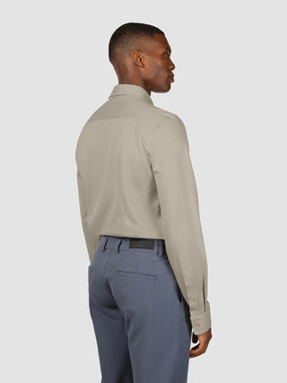 Classic Hemd Stone Beige Regular