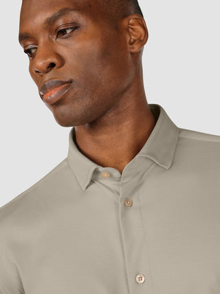 Classic Hemd Stone Beige Slim
