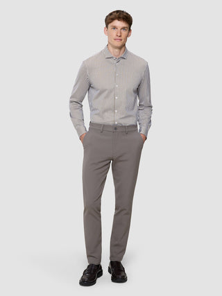 Classic Shirt Shadow Brown Stripe Regular