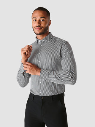 Classic Shirt Navy Stripes Slim