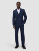 Double Breasted Tech Wool Blazer Navy
