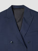 Double Breasted Tech Wool Blazer Navy
