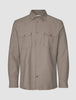 Effortless Overshirt Shadow Brown