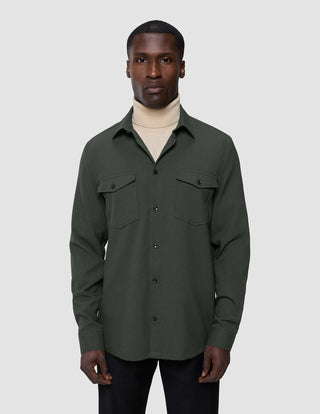 Effortless Overshirt Green Night