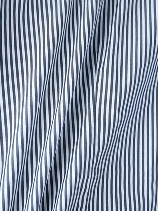 Elevated Shirt Navy Stripe Thin Slim
