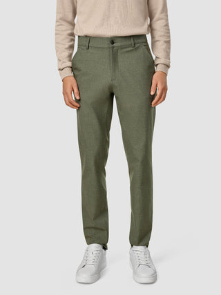 Essential Pants Slim Nightfall Green Melange