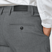 Essential Suit Pants Regular Dark Grey Melange
