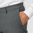 Essential Suit Pants Slim Dark Grey Melange