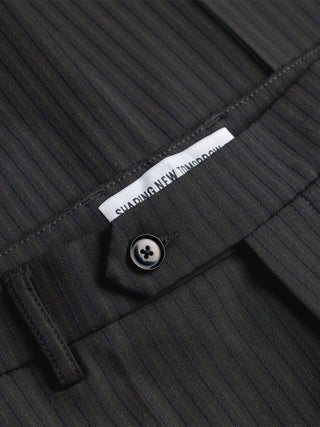 Essential Suit Pants Slim Asphalt Pinstripe