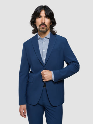 Essential Blazer Slim Marine Blue