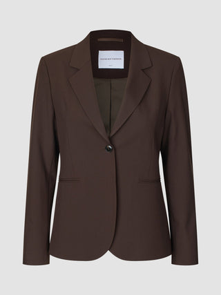 Essential Suit Straight Espresso