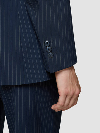 Essential Blazer Navy Pinstripe