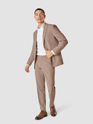 Essential Blazer Dusty Lilac Melange Slim