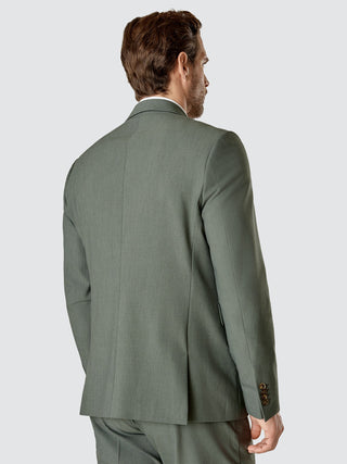 Essential Blazer Regular Green Melange