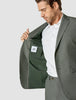 Essential Blazer Slim Green Melange