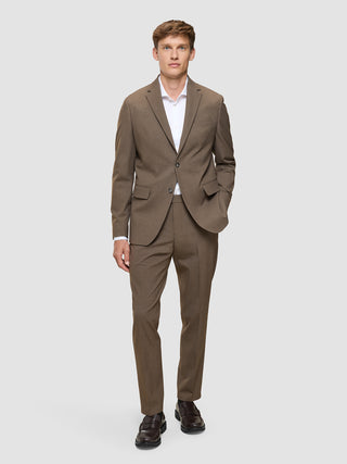 Essential Suit Saddle Brown Melange