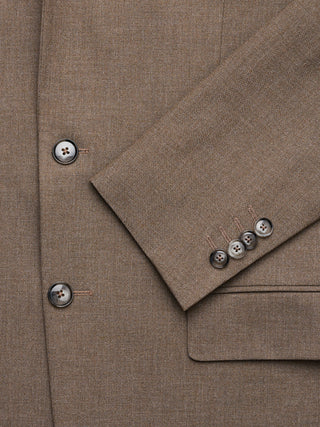 Essential Suit Saddle Brown Melange