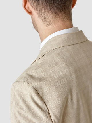 Essential Easy Blazer Slim Warm Sand