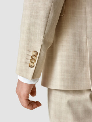 Essential Easy Blazer Regular Warm Sand