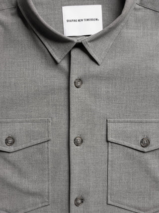 Essential Overshirt Cloud Grey