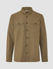 Essential Overshirt Vintage Brown Melange