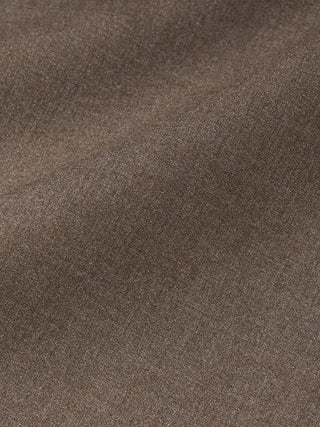 Essential Overshirt Saddle Brown Melange