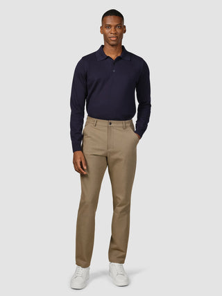 Essential Pants Regular Vintage Brown Melange