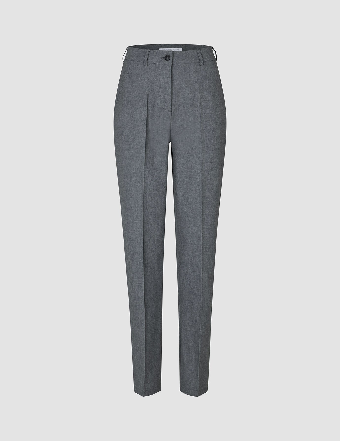 Women's Essential Pants Tapered Dark Grey Melange