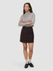 Women's Essential Short Skirt Espresso