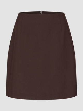 Women's Essential Short Skirt Espresso