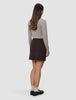Women's Essential Short Skirt Espresso