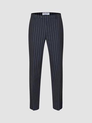 Essential Suit Pants Relaxed Fit Navy Stripes