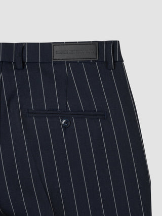 Essential Suit Pants Relaxed Fit Navy Stripes