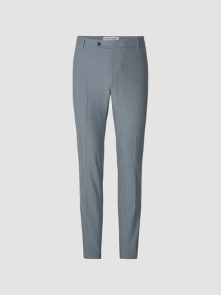 Essential Suit Pants Slim Light Blue Melange