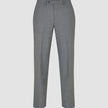 Essential Suit Pants Relaxed Fit Dark Grey Melange