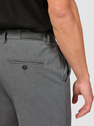 Essential Suit Pants Relaxed Fit Dark Grey Melange