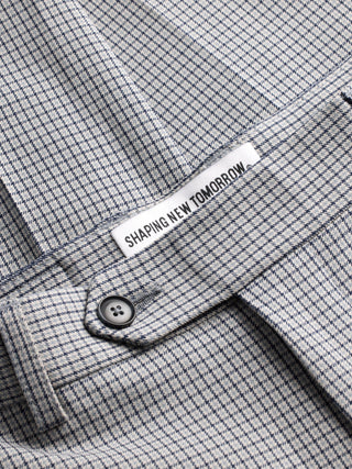 Essential Suit Pants Regular Duo Check Blue