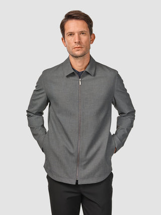 Essential Jacket Dark Grey Melange